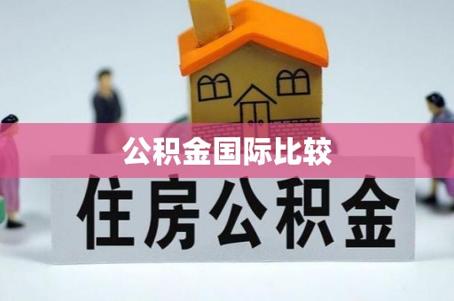 星子公积金国际比较