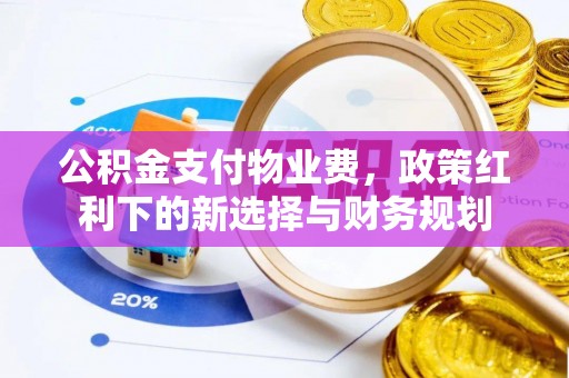 星子公积金支付物业费，政策红利下的新选择与财务规划