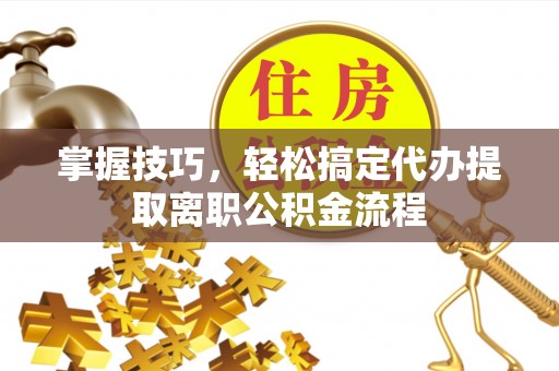 星子掌握技巧，轻松搞定代办提取离职公积金流程